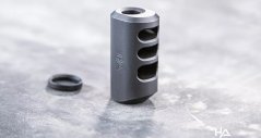 Hera Arms PCC pistolový kompenzátor - 9 mm, 5/8 x 24, ocelový