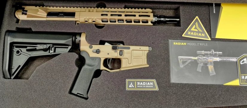 Radian pistole samonabíjecí Model 1 - 9", .300 AAC Blackout, FDE