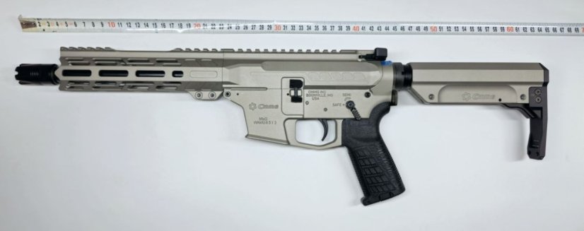 CMMG pistole samonabíjecí Banshee Rifle MkG - .45ACP, 8", barva titanová
